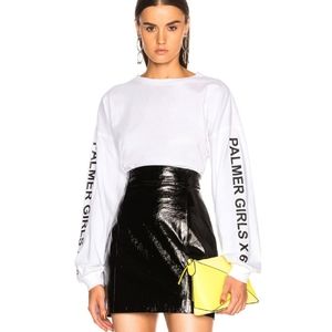 Palmer Girls x Miss Sixty Patent Leather Skirt